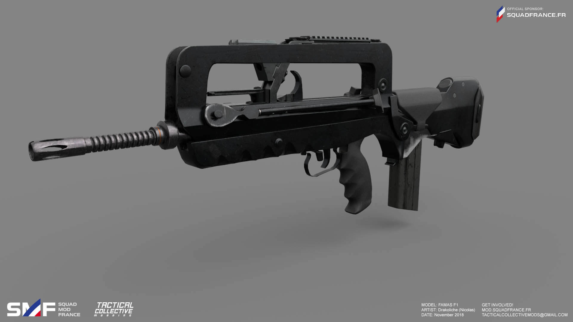 WIP #18 – Marksman, FAMAS and France, with an Interview with Bonfunk (3D Artist)