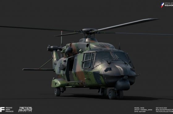 WIP #21 NH-90 helicopter