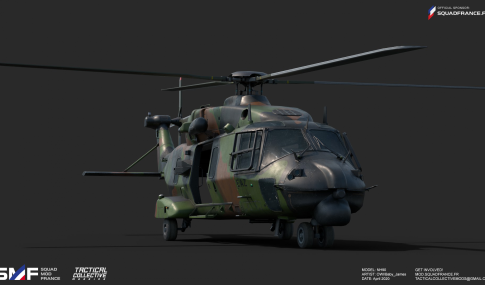 WIP #21 NH-90 helicopter